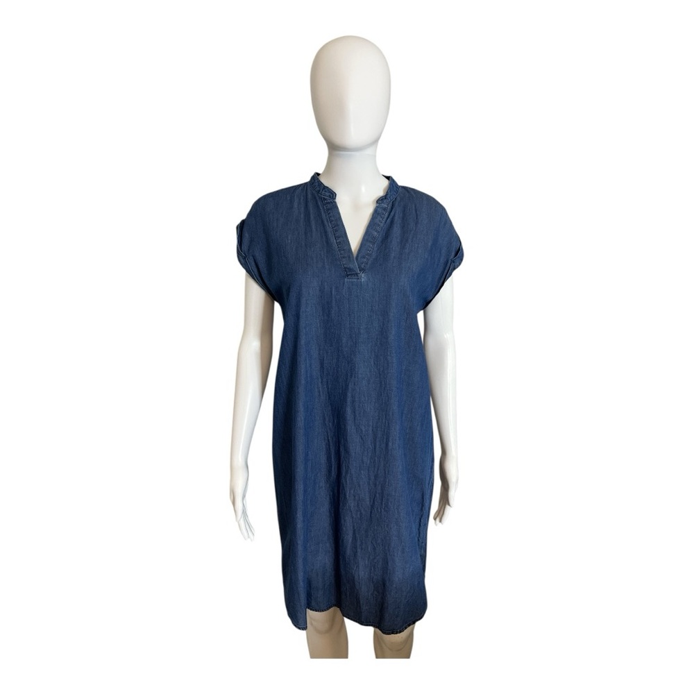 No Boundaries Casual Blue Denim Dress Size S (3-5)